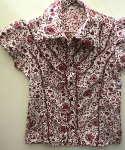 April  Sale 🔥Floral Ruffel Shirt