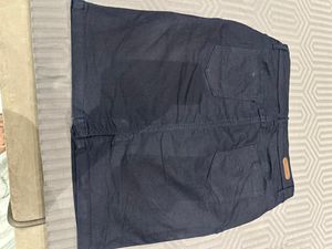 last price Dark Blue Pencil Skirt