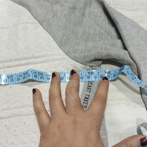Grey Raglan Crewneck Sweatshirt with Print