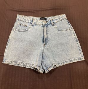 Light Wash Denim Shorts