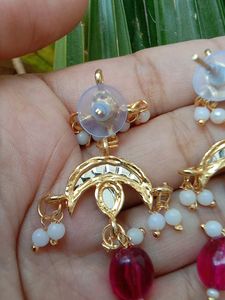 rajputi Designer Chandbali Earrings