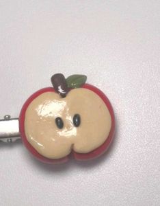Cute Apple Slice Hair Clips