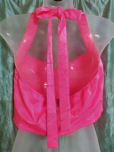 Hot Pink Halter Corset Top