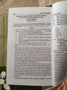 Study King B.A. B.Ed. General English Book