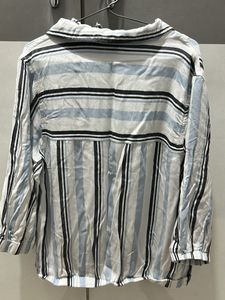 Striped Button-Down Shirt