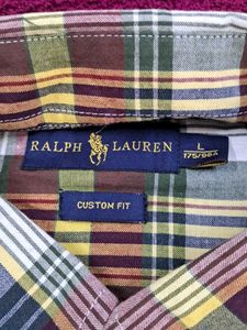 Ralph Lauren Custom Fit Plaid Shirt