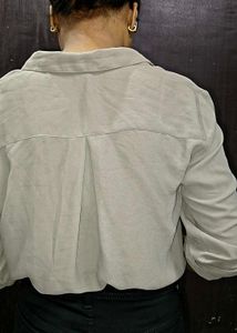 grey  trendy shirt  for women