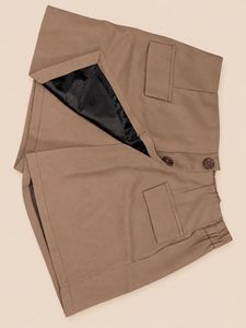 Stylish Button-Up Skort
