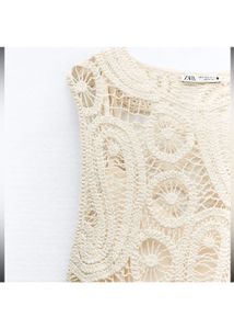 New Limited Edition Zara Bohemian Crochet Dress