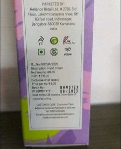 Zivame Hydrating &amp; NourishingHand Cream
