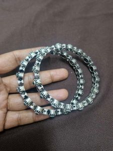 Exquisite Stone-Studded Bangles - brand new