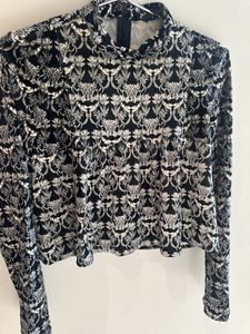 Black And White Formal Top