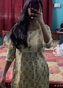Yellow kurta and pant | cord set