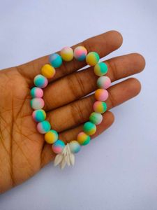 Rainbow Crystal Beads Bracelet