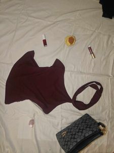 Elegant Maroon Blouse