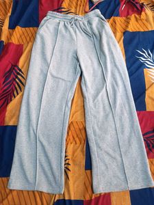 Grey Wide Leg Sweatpants