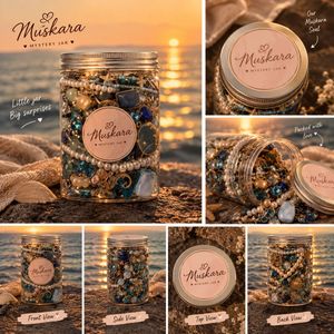 beach vibe jewellery items Muskara Mystery Jar - F