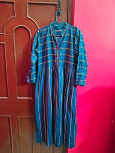 Blue Striped Kurta
