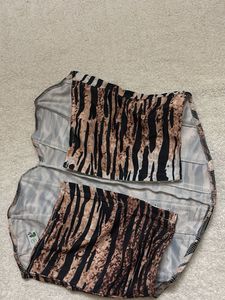 Women's Tiger Print Corset Top