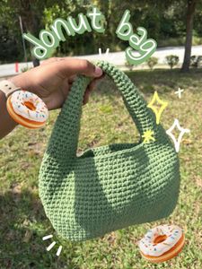 🍩donut crochet bag
