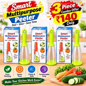 3 Pieces Smart Multipurpose Peeler