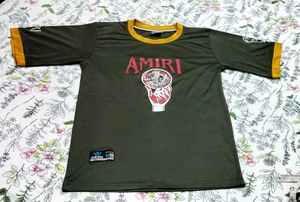 ADIDAS T-SHIRT (OLIVE GREEN)