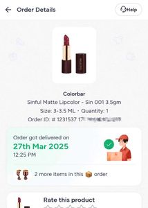 Colorbar &amp; Praush Lipsticks