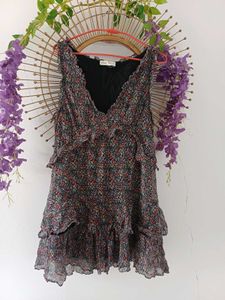 Floral Ruffle Dress
