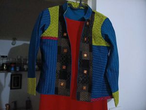Unique Colorful Patchwork Jacket
