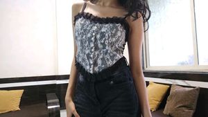 Sheer Lace Corset Top