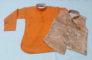 Kids Ethnic Kurta Set with Jacket