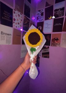 Crocheted Sunflower Bouquet
