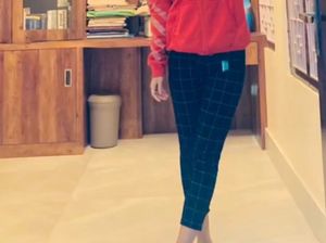 Checked Slim Fit Pants