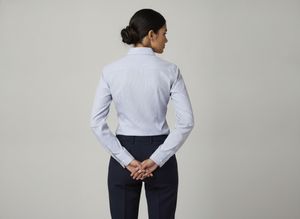 Classic Striped women formal Shirt