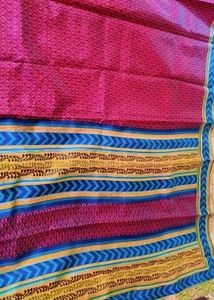 Vibrant Printed Saree