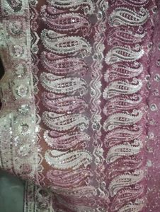 Exquisite Pink Embroidered Saree