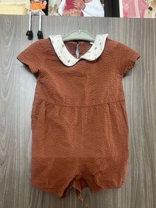 Cute Toddler Romper with Collar