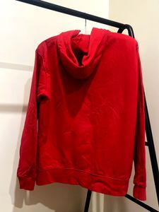 Red Esprit Zip-Up Hoodie