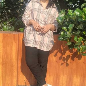 Checkered Oversized Shirt