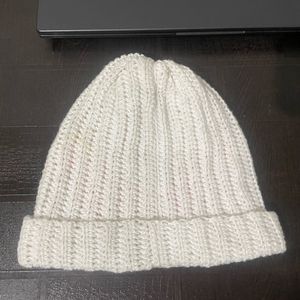 Handmade crochet Spider- Man Beanie - White