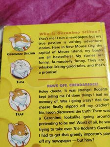 Geronimo Stilton: Paws Off, Cheddarface!