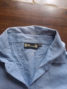 Blue Plaid Button-Down