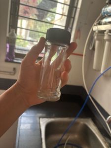 Glass Spice Jar with Black Lid