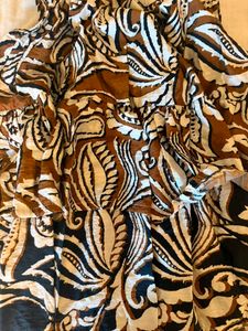 Negotiable y2k whimsy Paisley Print Tiered Mini dr