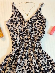 Floral Print Mini Dress