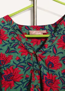Floral Print Tunic Top
