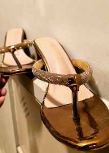 Sparkly Block Heels
