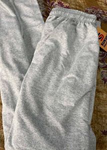 Grey Wide Leg Sweatpants