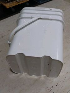 White Stackable Food Storage Containers