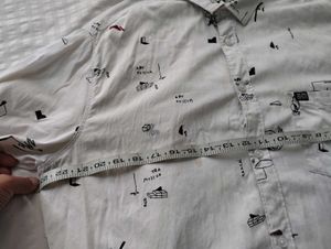 Men's Graphic Print Short Sleeve Shirt